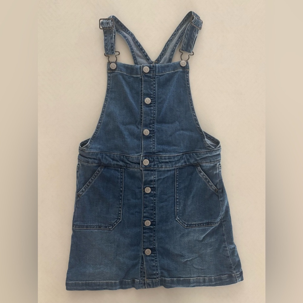 Cat & Jack Stretch Denim Overall Dress